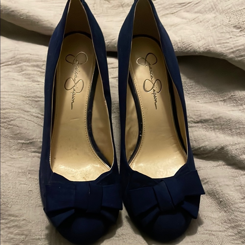 Jessica Simpson Women's Navy Blue Heels